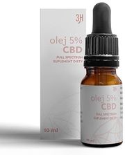 3H Group Olej Cbd 5% Full Spectrum 10ml