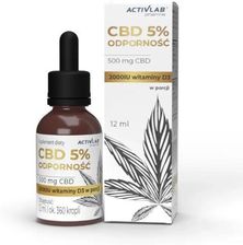 Activlab Cbd 5% Odporność Z Witaminą D 12ml