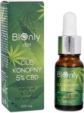 Bionly Cbd Olej Konopny 5% 500Mg Olejek