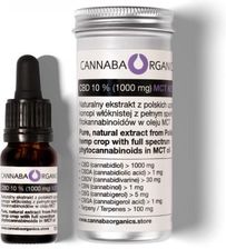 Cannaba Organics Destylowany olej 10% CBD pełne spektrum w oleju MCT 10ml