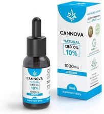 CANNOVA Natural CBD Oil 10% Olej konopny Medium 10ml