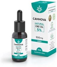 CANNOVA Natural CBD Oil 5% Olej konopny Light 10ml