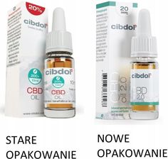 Cibdol 2.0 Olej konopny CBD 20% 2000 mg Naturalny 10ml