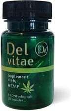 Del Vitae HEMP Kwas Humusowy + Pasta CBD 28 Kaps. Królewskie Ogrody