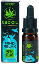 Euphoria CBD 5% Mind Relax z terpenami 10 ml (EUFCBD5MR)