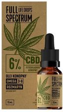 Full Spectrum Life Drops 6% CBD olejek konopny 15ml