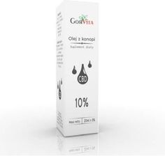 GORVITA Olej z Konopi 10% CBD krople 10 ml