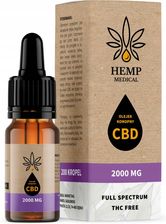 HEMP MEDICAL Olejek konopny CBD 20% | Certyfikowany | 2000mg