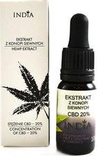 India Cosmetics Ekstrakt z konopi siewnych CBD 20% 10ml