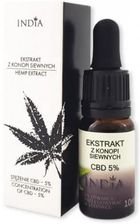 INDIA Ekstrakt Olejek konopny z CBD 5% 10ml