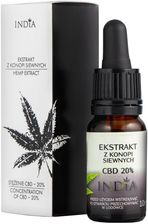 India Olej Ekstrakt Z Konopi Siewnych Cbd 20% 10ml