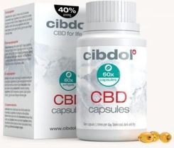 Kapsułki CBD Cibdol 40% 4000mg wysokie stężenie