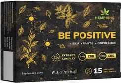 Kapsułki Konopne CBD, CBD BePositive Hemp King 15