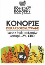 Kombinat Konopny Konopie dekarboksylowane susz z kwiatostanu konopi 2% CBD 50 g