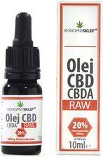 Konopnysklep Olej konopny RAW 20% CBD+CBDA 2000mg 10ml