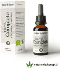 Medihemp 10 Complete naturalny olejek CBD/CBDa z ekstrakcji CO2 30ml