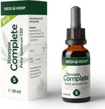 Medihemp 5 Complete naturalny olejek CBD/CBDa z ekstrakcji CO2 30 ml BIO