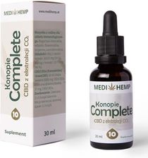 Medihemp Olejek Z Konopi Siewnej 10% Cbd Ekstrakcja Co2 30Ml