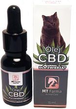 Mt Farma 250 Mg Olej Cbd Dla Małych Zwierząt 15ml