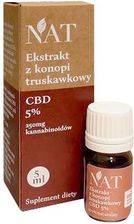 Nat Ekstrakt Z Konopi Truskawkowy Cbd 5% Olej 5ml