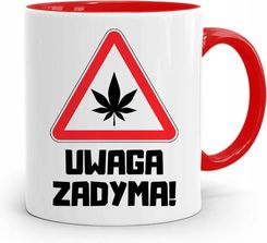 Polidraw Dla Palaczy Jaraczy 420 Cbd Kubek Czerwony Z Nadrukiem Ze Zdjęciem