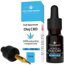 Pozytywne Konopie Olejek Cbd 10% Fullspectrum 10Ml