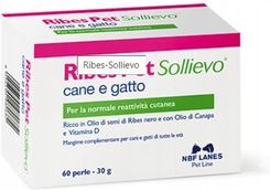 Ribes Pet Sollievo 60 Z Cbd Na Dermatozy i Nadmierne Wypadnie Sierści Bsd Alopecia X