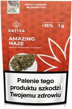 Susz konopny CBD Kwiaty Konopi ”AMAZING HAZE” 1 g