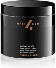 Unit4Men Odżywcza Sól Do Kąpieli Z Cbd Amber & Vanilla 700 g