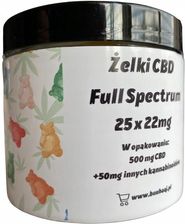 Żelki CBD 125g 550 MG DUŻE MISIE sweet gummies