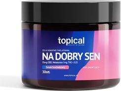 Żelki CBD 450 mg z melatoniną – Na Dobry Sen – TOPICAL 30szt